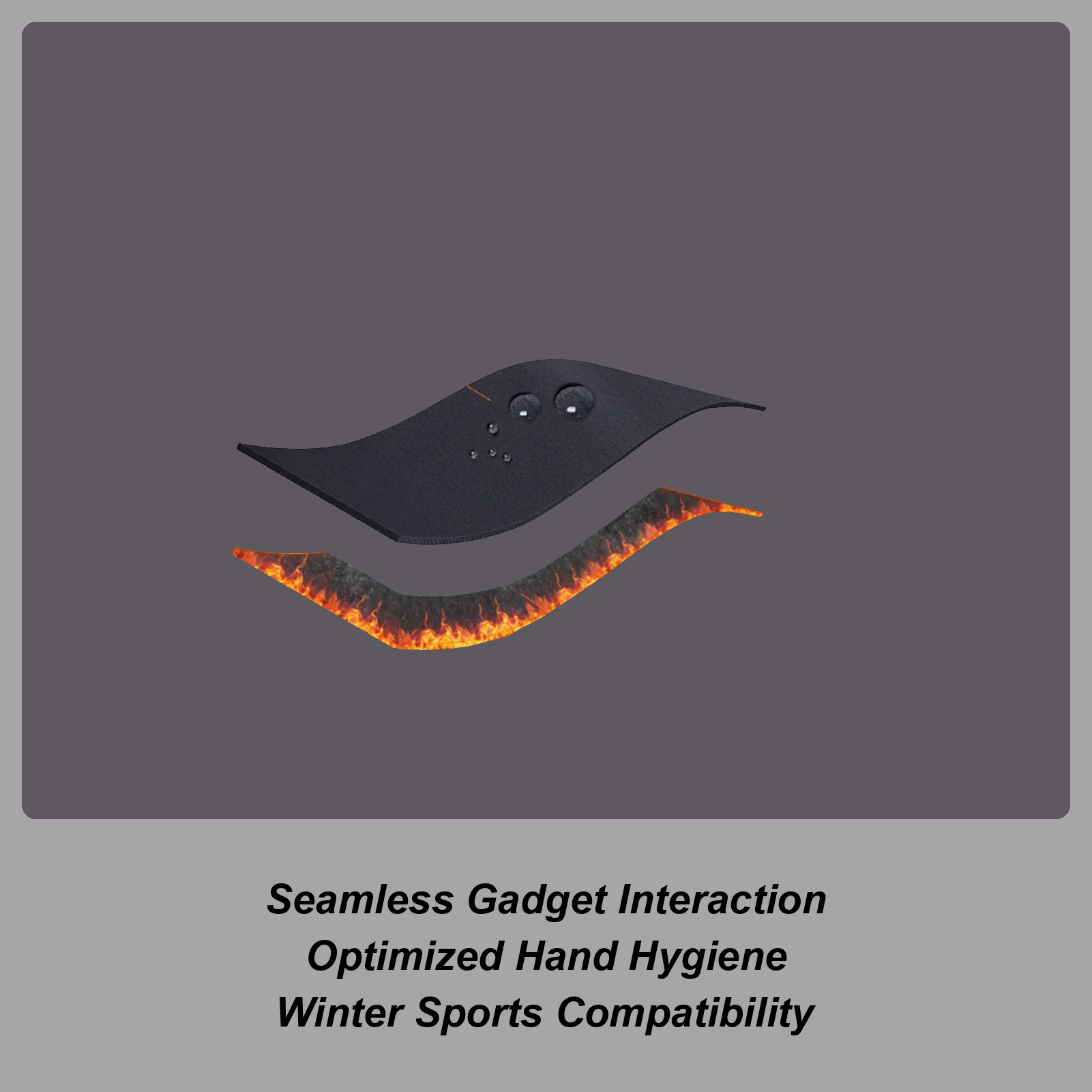 Running Gear For Cold Weather - قفازات الشتاء الدافئة يندبروف لمس الطقس