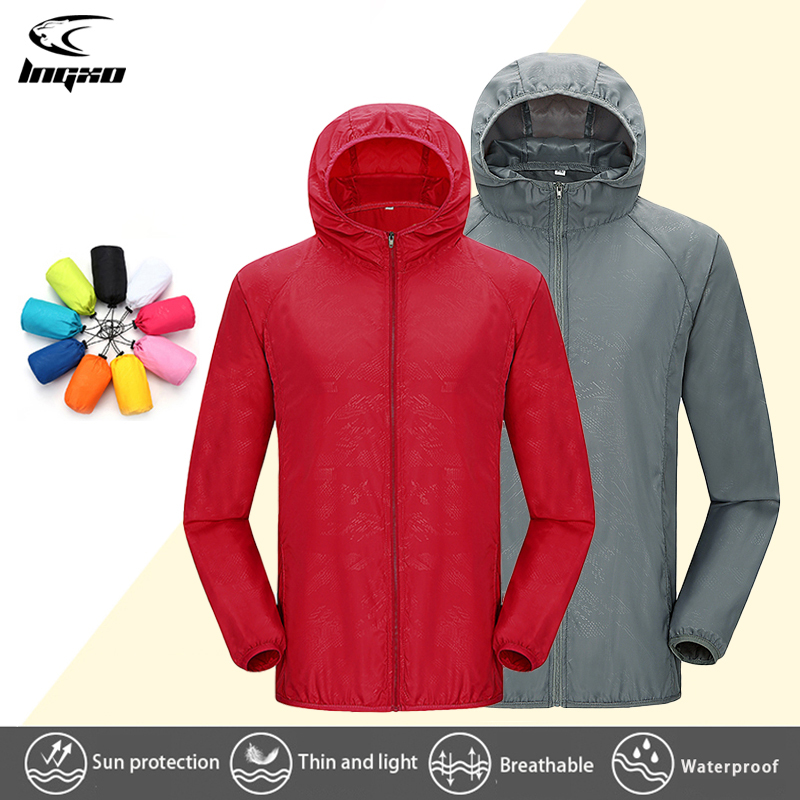 Running Gear Rain - LNGXO المشي لمسافات طويلة سترة مضادة