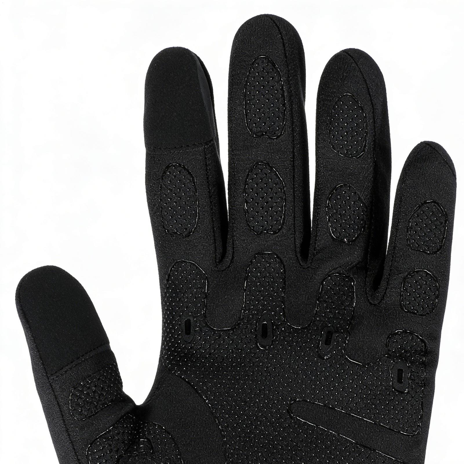 Running Gear For Cold Weather - قفازات ركوب الدراجات الدافئة كاملة الأصابع
