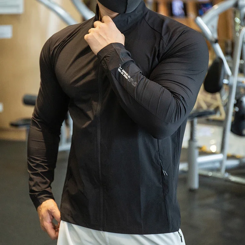 Reflective Running Jacket - سترات رجالية من الحرير الجليدي سريعة