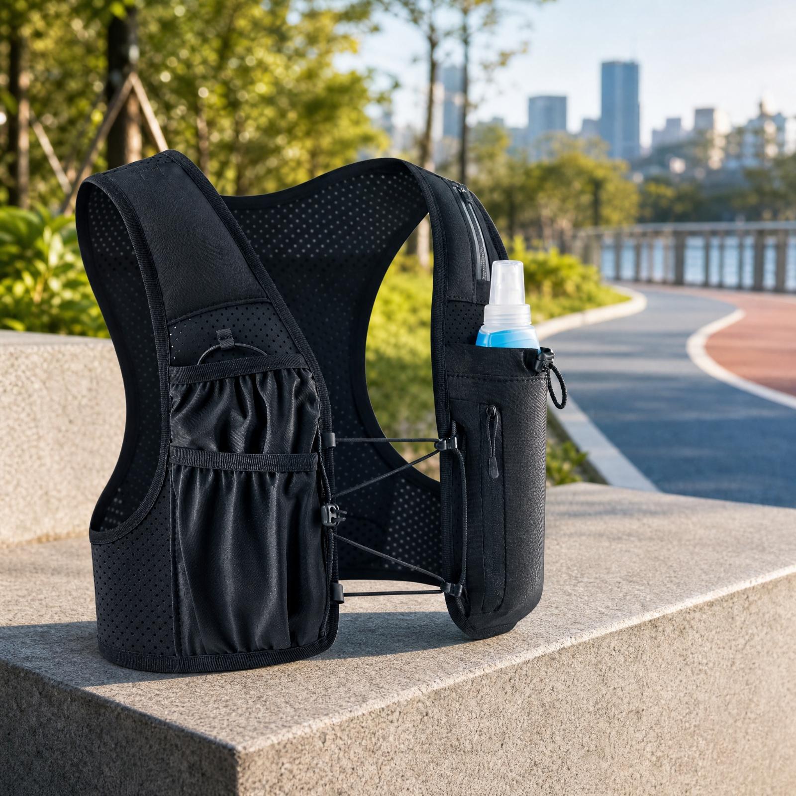 سترة ترطيب خفيفة الوزن وعاكسة  - مراجعة Running Gear Hydration وسعره