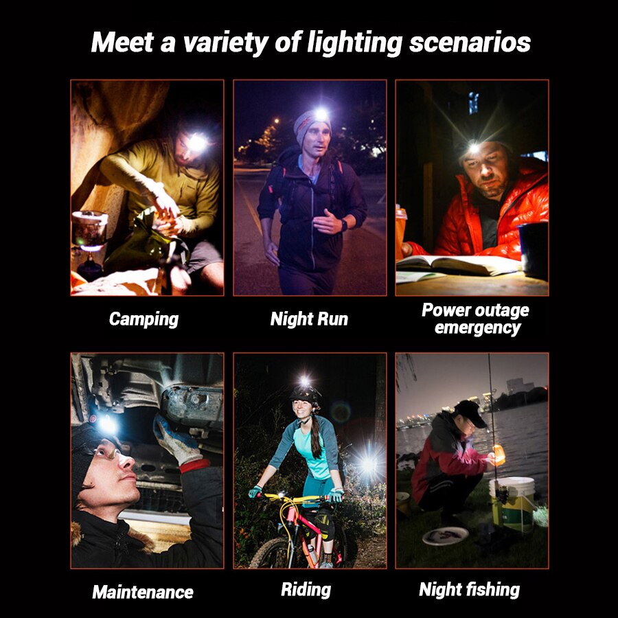 كشافات LED قابلة لإعادة الشحن  - مراجعة Running Headlamp Led وسعره