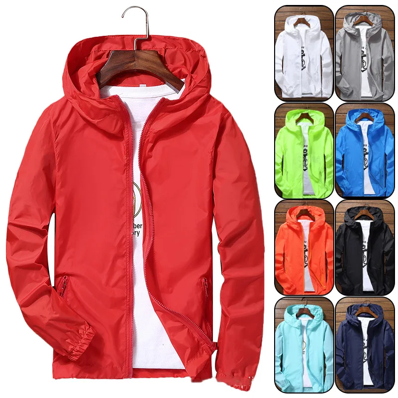 S-7XL يندبروف معطف سريع الجفاف - مراجعة Running Gear Rain وسعره