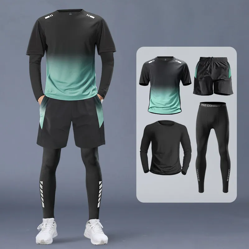 طقم رياضي رجالي من 4 قطع - بدل - مراجعة Running Gear Men وسعره