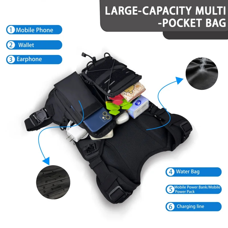 ​ حقيبة صدر تكتيكية عالية الجو - مراجعة Running Gear Water وسعره