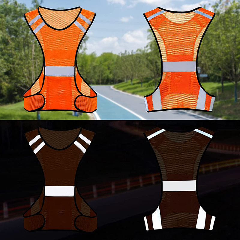 سترة أمان عاكسة من الشبك الفلو - مراجعة Reflective Running Jacket وسعره