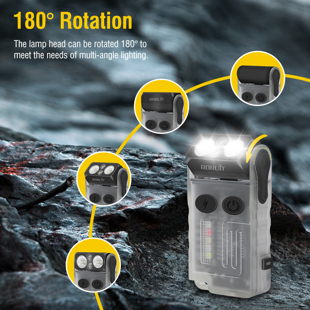 BORUiT V20 مصباح يدوي LED مع ص - مراجعة Running Headlamp Led وسعره