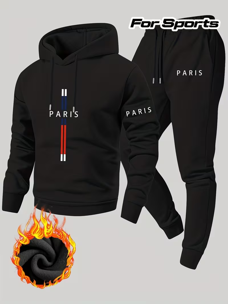 طقم رجالي كاجوال حضري من قطعتي - مراجعة Running Gear Winter Men وسعره