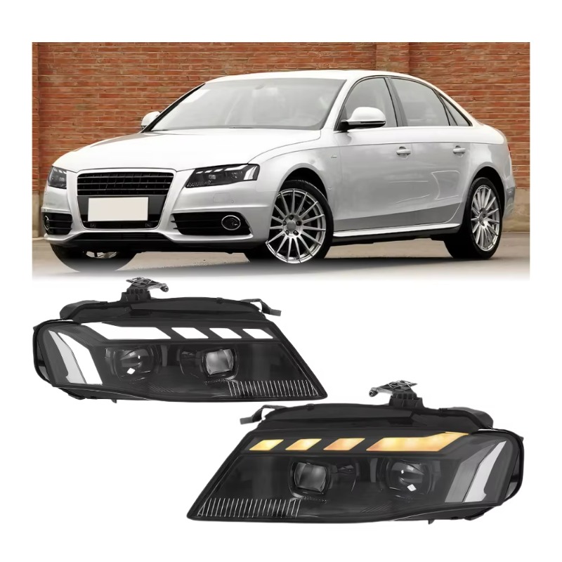 مصابيح أمامية لسيارة أودي A4 B - مراجعة Running Headlamp Led وسعره