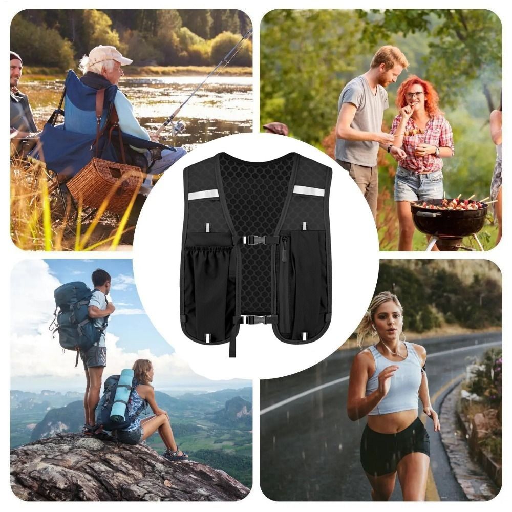 حقيبة صدرية عاكسة مقاومة للماء - مراجعة Reflective Running Jacket وسعره