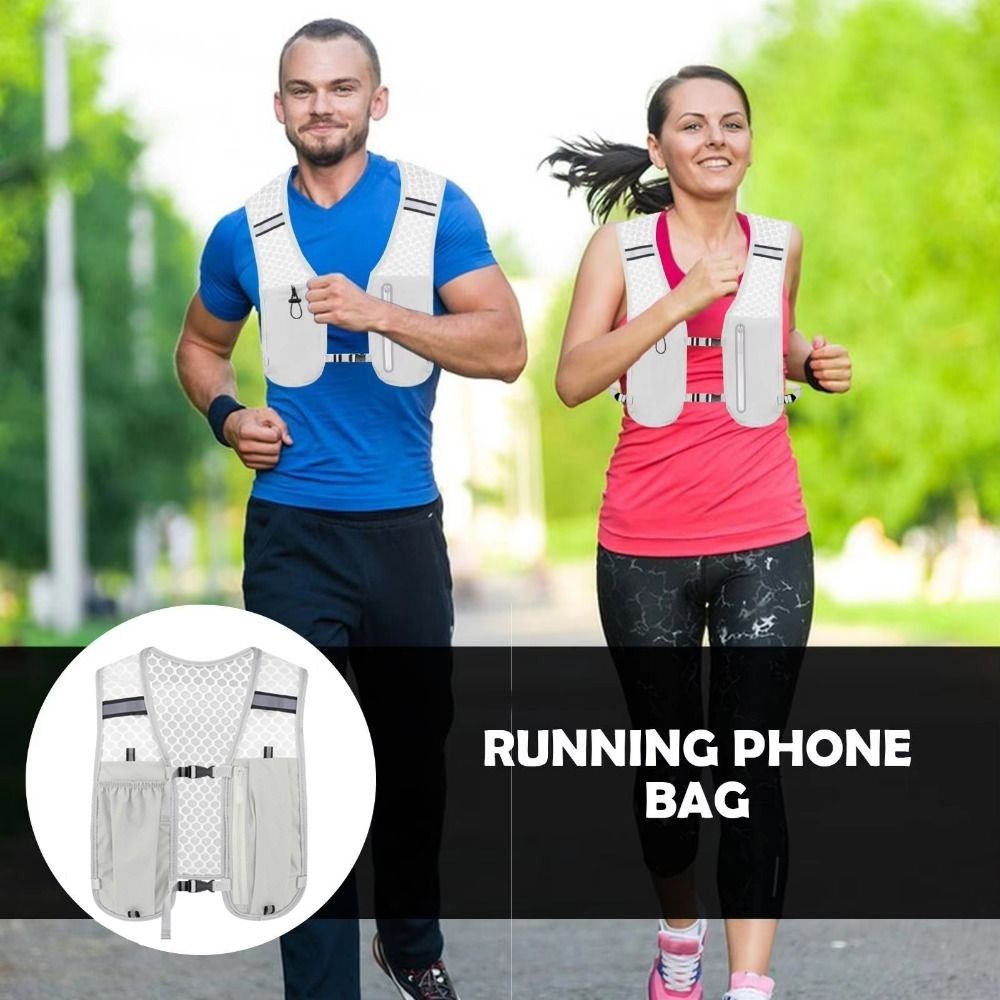 حقيبة صدرية عاكسة مقاومة للماء - مراجعة Reflective Running Jacket وسعره