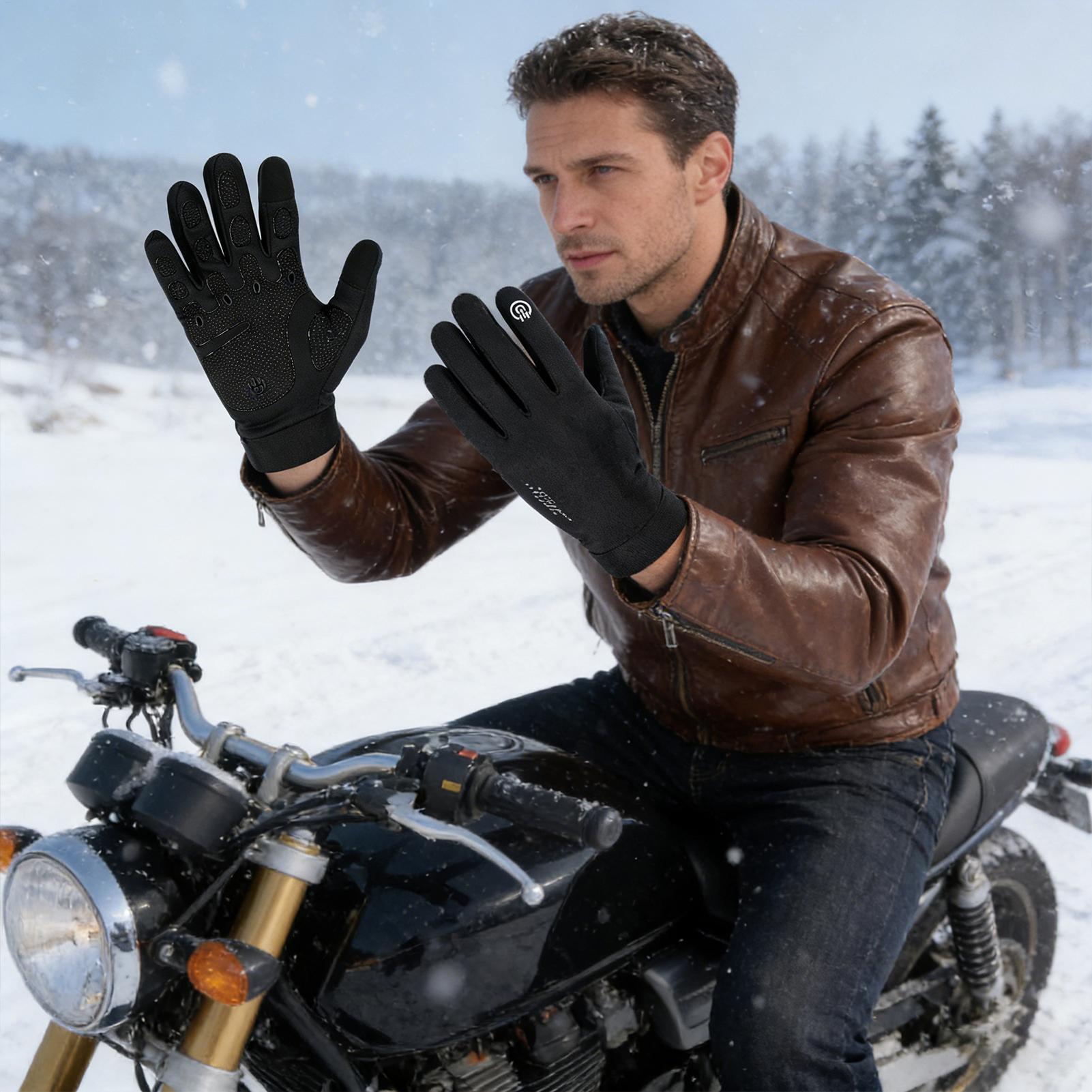 قفازات كاملة الأصابع للطقس الب - مراجعة Running Gear Cold Weather Men وسعره